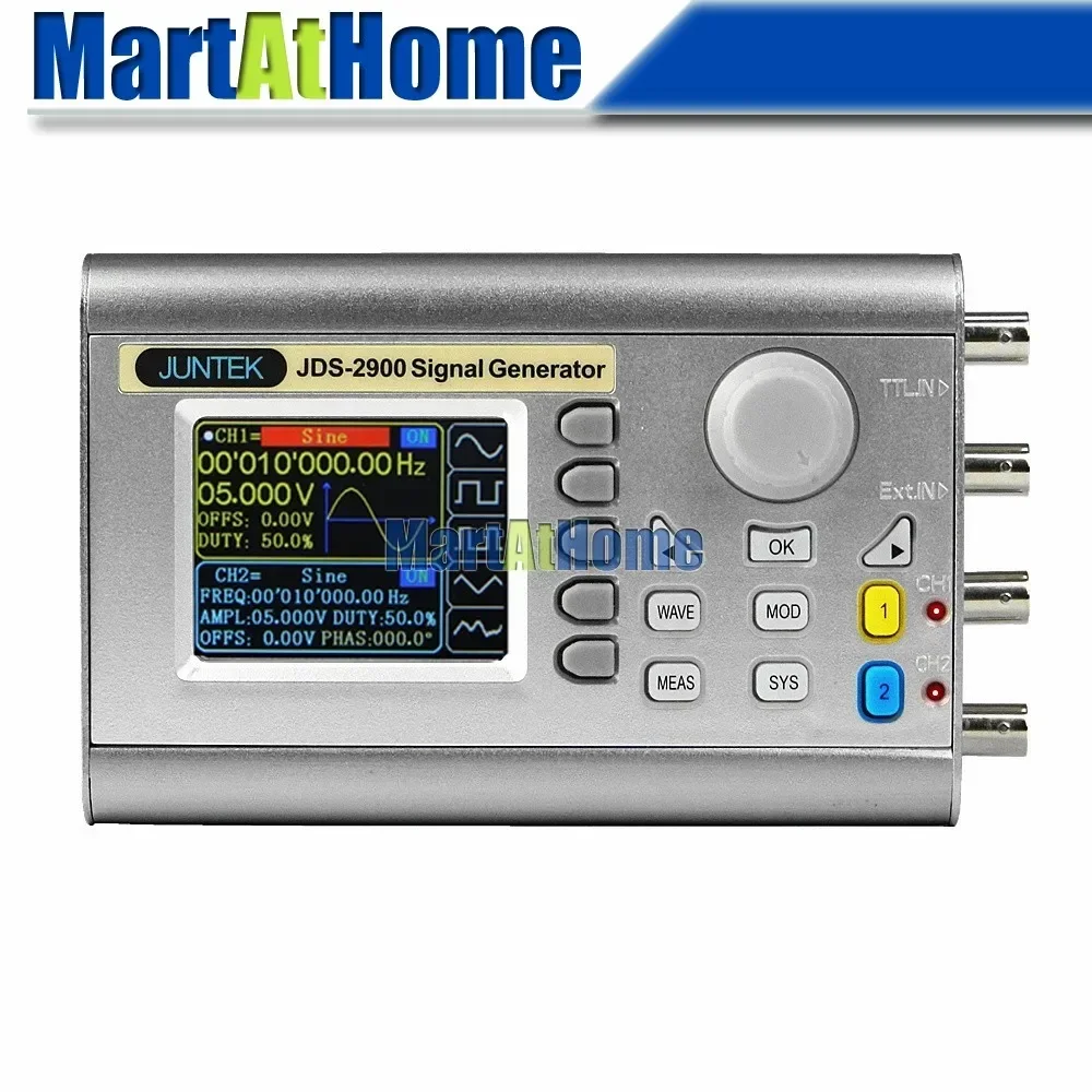 Dual Channel Arbitrary Waveform Function Generator 60Mhz - Générateur de signaux DDS numérique à