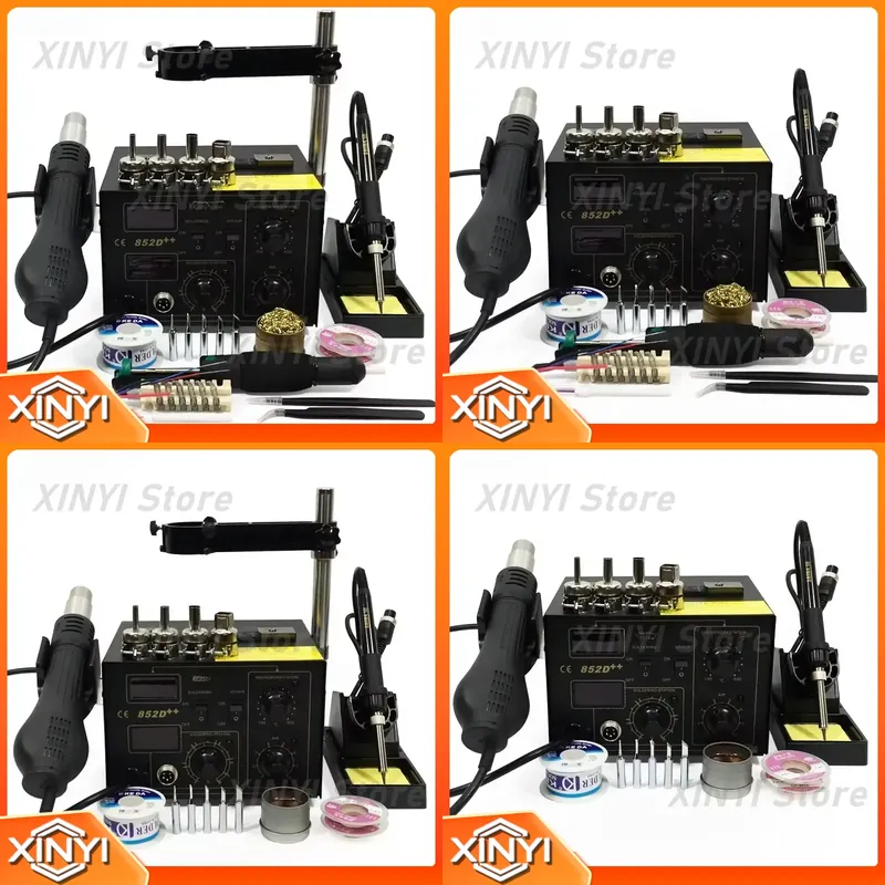 SAIKE 852D++ Station de repris - Smd Rework Station Hot Air Soldering 2 In 1 avis et prix