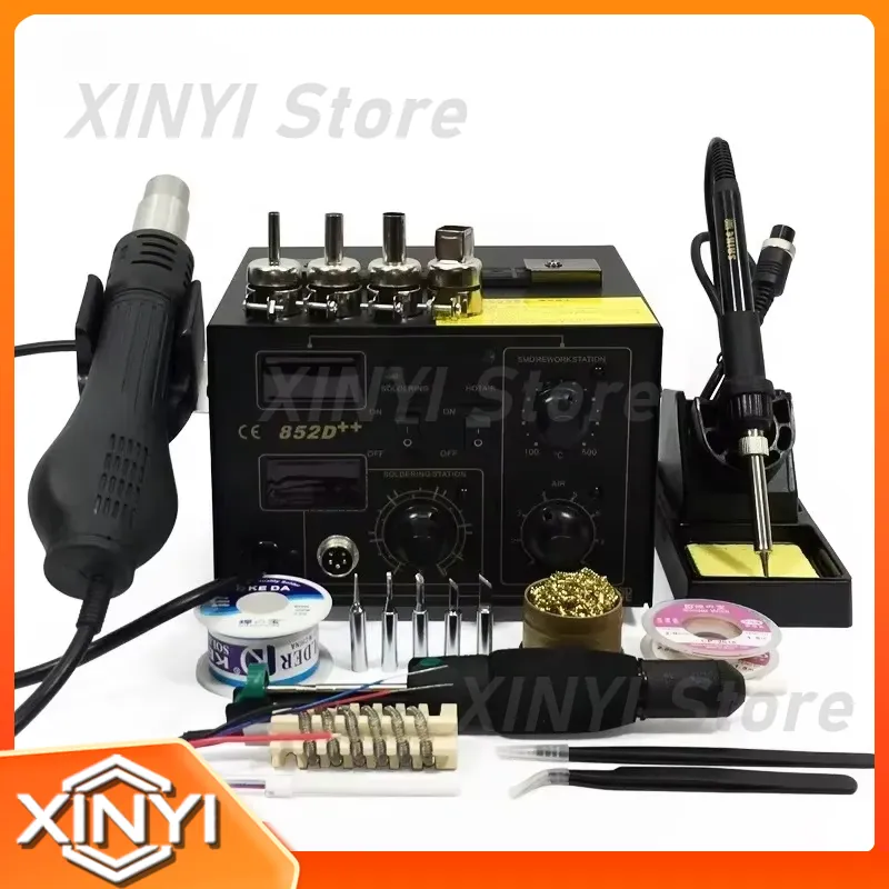 SAIKE 852D++ Station de repris - Smd Rework Station Hot Air Soldering 2 In 1 avis et prix