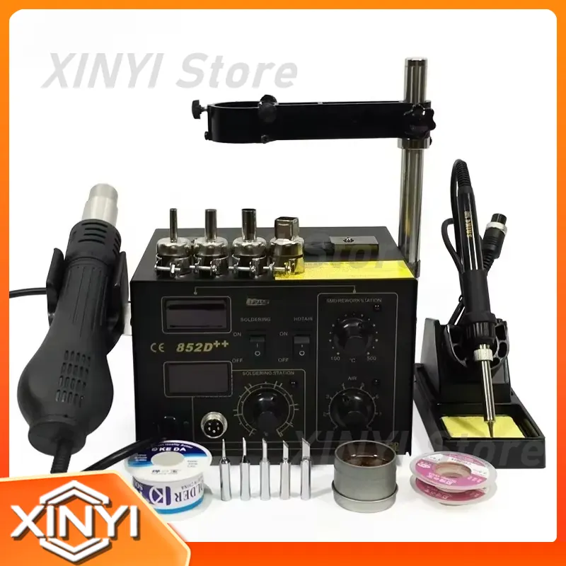SAIKE 852D++ Station de repris - Smd Rework Station Hot Air Soldering 2 In 1 avis et prix